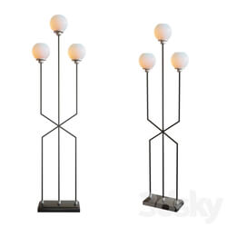 Floor lamp - Floor lamp Boulevard Gunmetal 