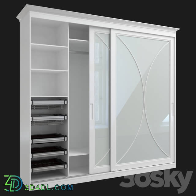 Wardrobe _ Display cabinets - Sliding wardrobe SKM-80 _15_