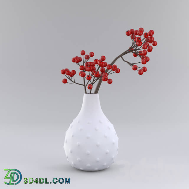 Bouquet - vase with berries