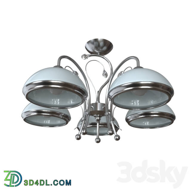 Ceiling lamp - Ceiling chandelier 827 _ 5pf-whitechrome Idlamp