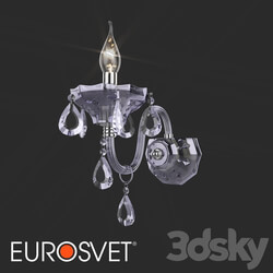 Wall light - OM Classic Crystal Sconce Eurosvet 309_1 Lecce 