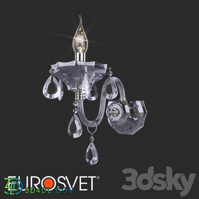 Wall light - OM Classic Crystal Sconce Eurosvet 309_1 Lecce