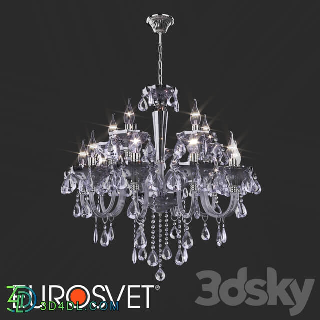 Chandelier - OM Large crystal chandelier Eurosvet 309_15 Lecce