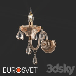 Wall light - OM Classic Crystal Sconce Eurosvet 310_1 Lecce 