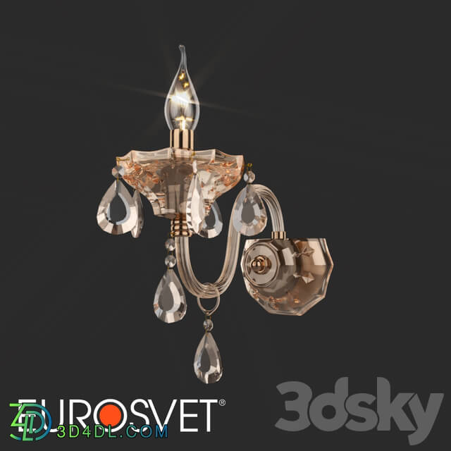 Wall light - OM Classic Crystal Sconce Eurosvet 310_1 Lecce