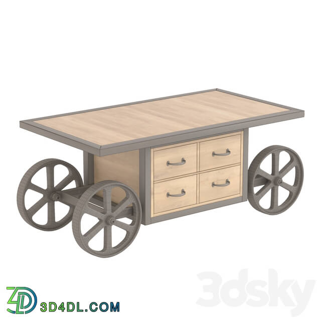 Table - Trolley coffee table