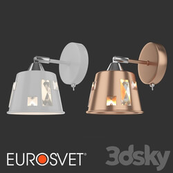 Wall light - OM Sconce with metal cover Eurosvet 70105_1 Benna 