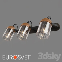 Wall light - OM Wall lamp with swing lights Eurosvet 20122_3 Mars 