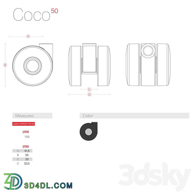 Miscellaneous - _OM_ Caster. Coco Robby casters