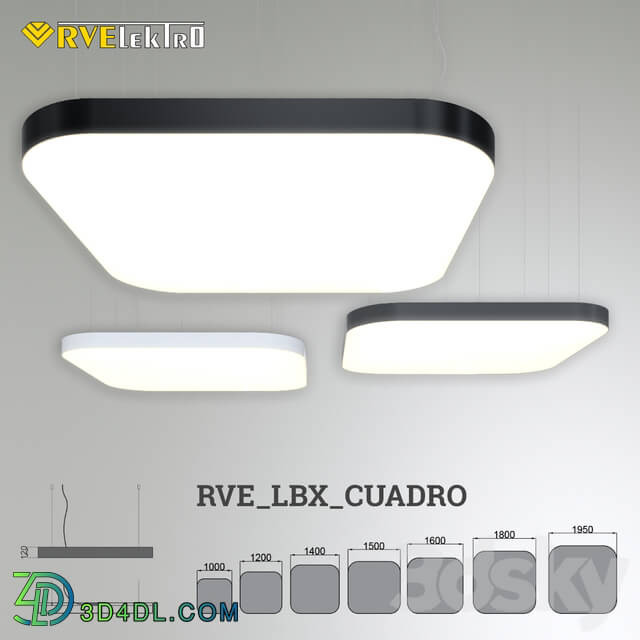 Chandelier - RVE-LBX-CUADRO