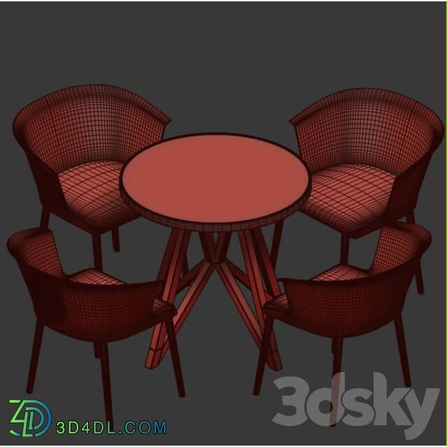 Table _ Chair - 4union Dining set _ 014