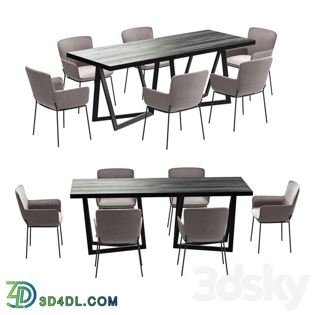 Table _ Chair - 4union Dining set _ 015