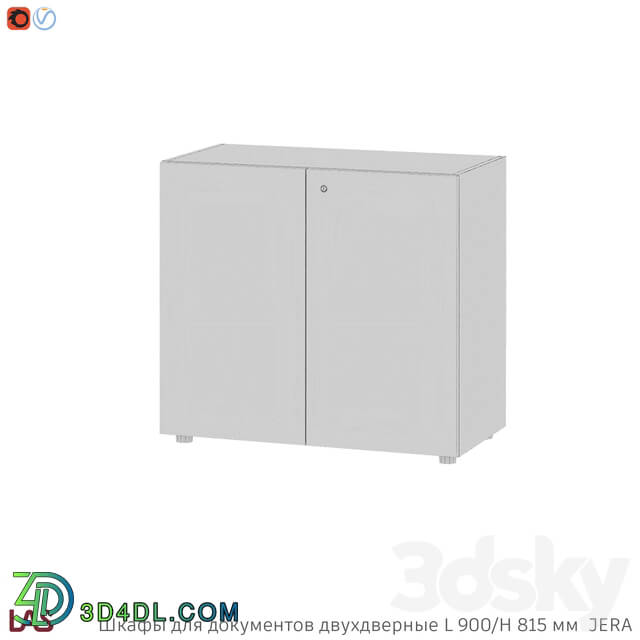 Office furniture - OM Document cabinets L900 mm H815 mm_ set of tops and sides JERA