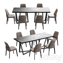 Table _ Chair - 4union Dining set _ 017 