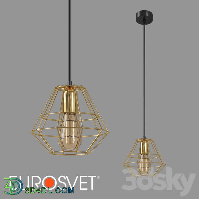 Chandelier - OM Pendant lamp TK Lighting 2575 Diamond Gold