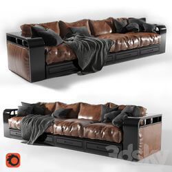 Sofa - Leather sofa 