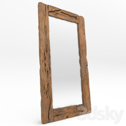 Mirror - wooden mirror 