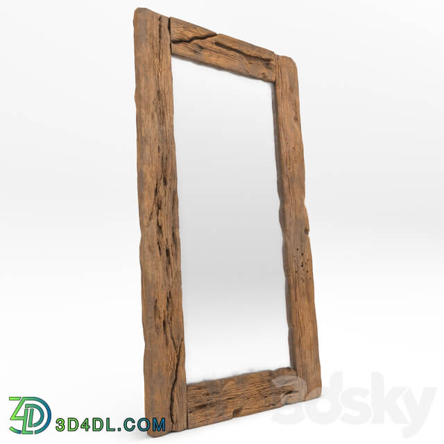 Mirror - wooden mirror
