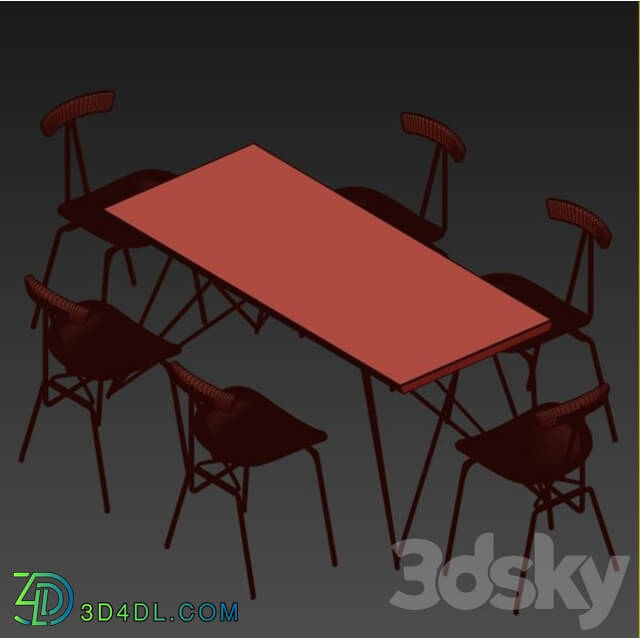 Table _ Chair - 4union Dining set _ 18