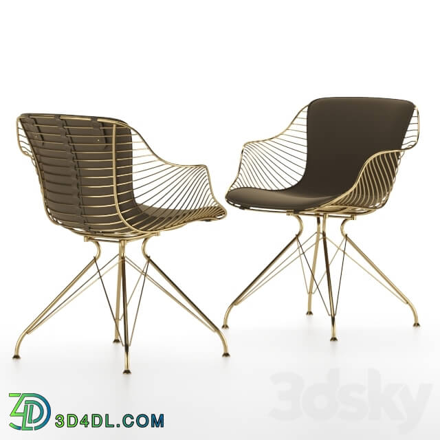 Chair - Wire Dining Chair Overgaard _ Dyrman