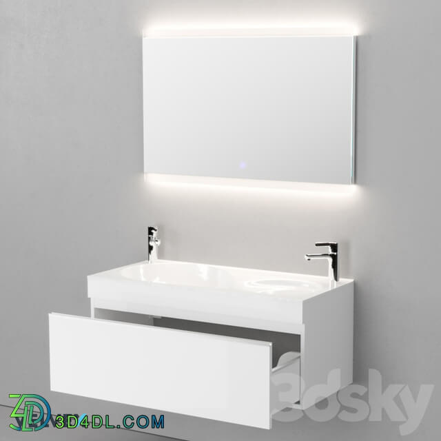Bathroom furniture - _OM_ Velvex Otto 100
