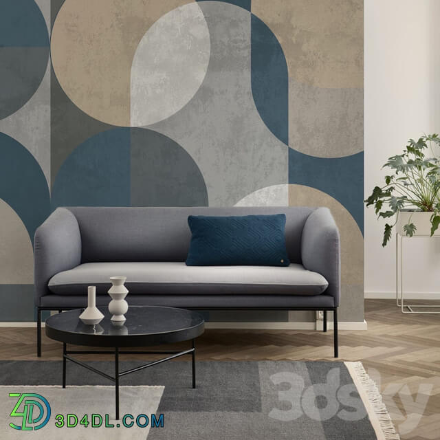 Wall covering - Creativille _ Wallpapers _ 8112 Contemporary circles