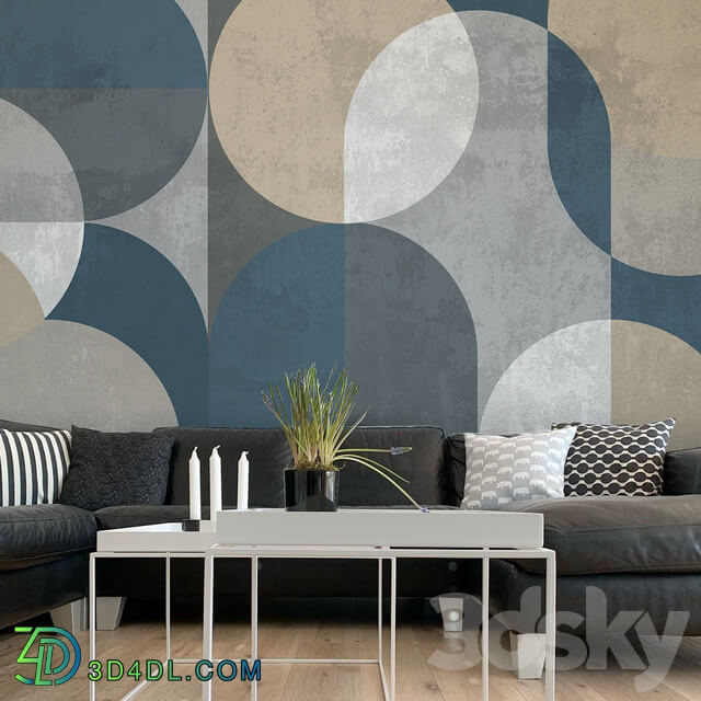 Wall covering - Creativille _ Wallpapers _ 8112 Contemporary circles