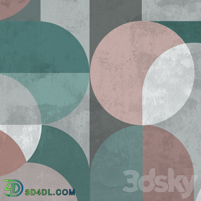 Wall covering - Creativille _ Wallpapers _ 8112 Contemporary circles