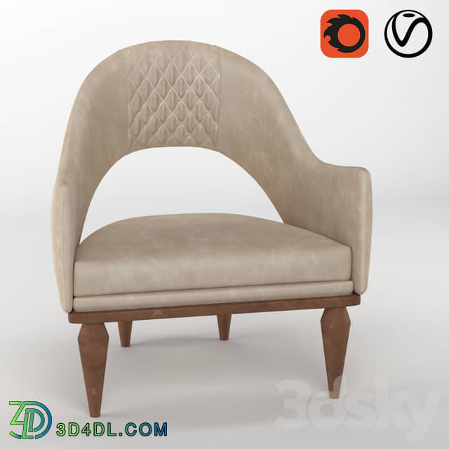 Arm chair - Cipriani Homood Cocoon Armchair