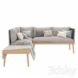 Sofa - Ramdom couch in natural eucalyptus 