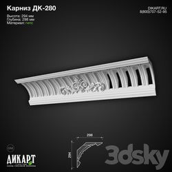 Decorative plaster - www.dikart.ru Dk-280 294Hx298mm 25.7.2019 