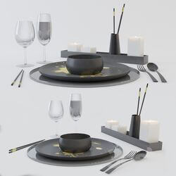 Tableware - Dining Table Setting 