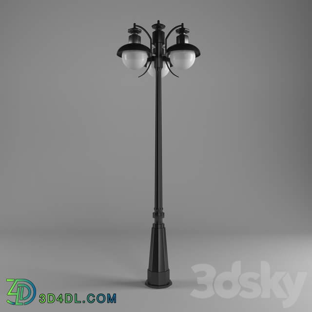 Street lighting - 3D model of a street lamp