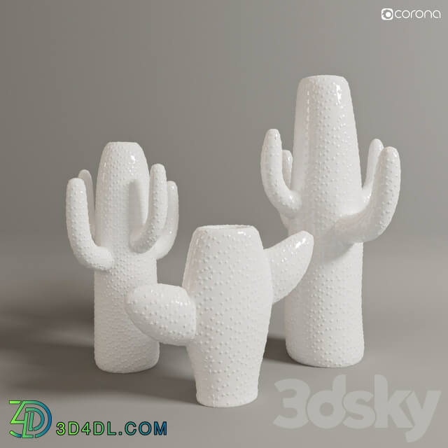 Vase - Set vase cactus