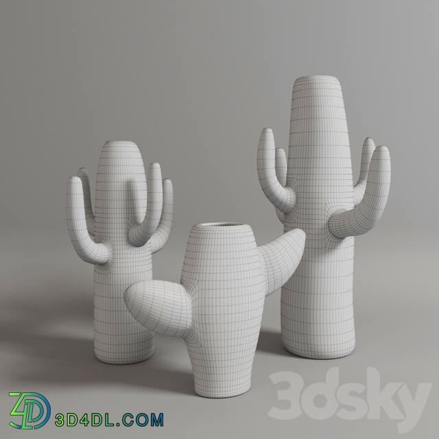 Vase - Set vase cactus
