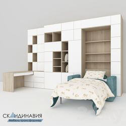 Other - Furniture transformer Skandinaviya. Children__39_s wardrobe bed 