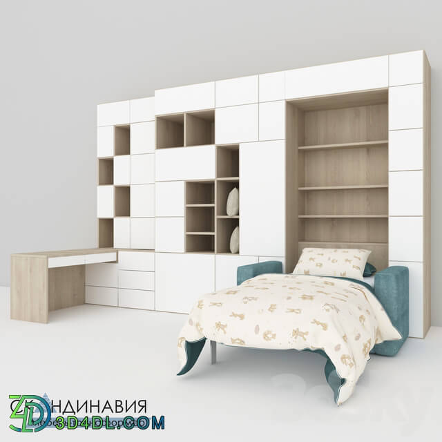 Other - Furniture transformer Skandinaviya. Children__39_s wardrobe bed