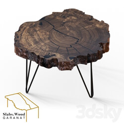 Table - Round Table From Slab 