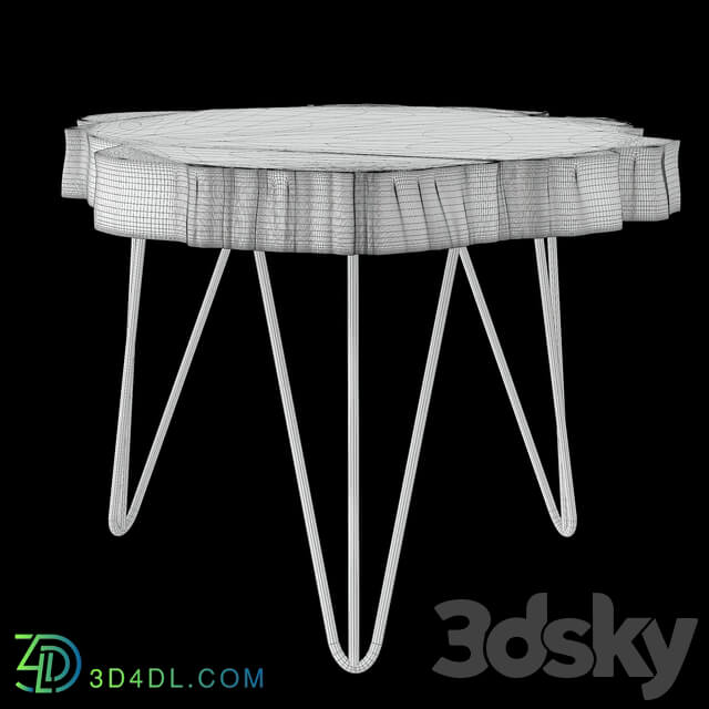 Table - Round Table From Slab