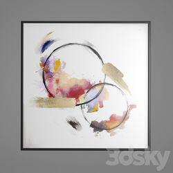 Frame - Abstract Circles Picture Frame 