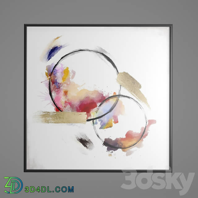 Frame - Abstract Circles Picture Frame