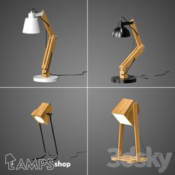 Table lamp - NL5013 Wood Table Lamps 