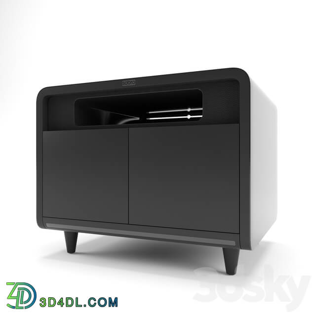 Sideboard _ Chest of drawer - Sobro Smart Side Table - Black
