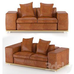 Sofa - Leather sofa 