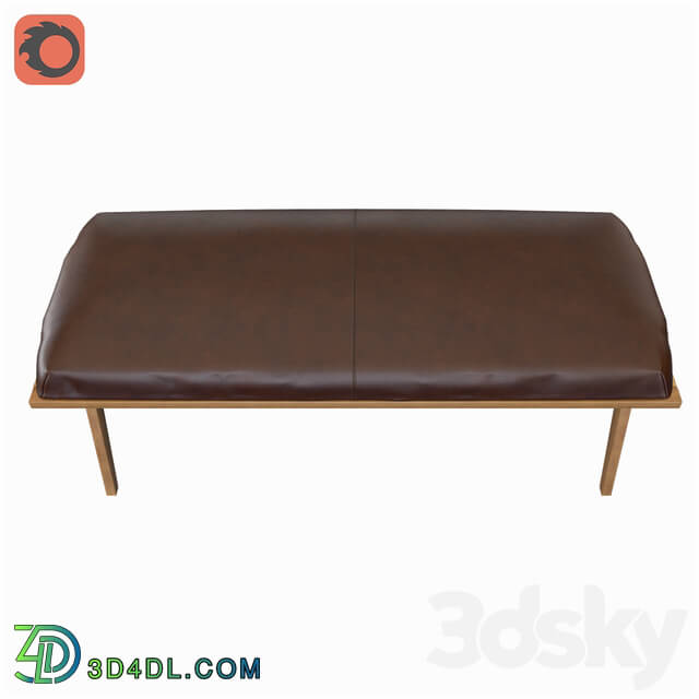 Other soft seating - Cavett leather bench