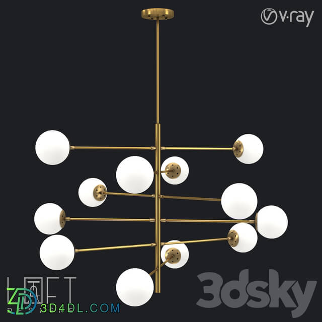 Chandelier - Pendant lamp LoftDesigne 4704 model