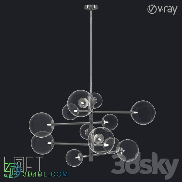 Chandelier - Pendant lamp LoftDesigne 8714 model