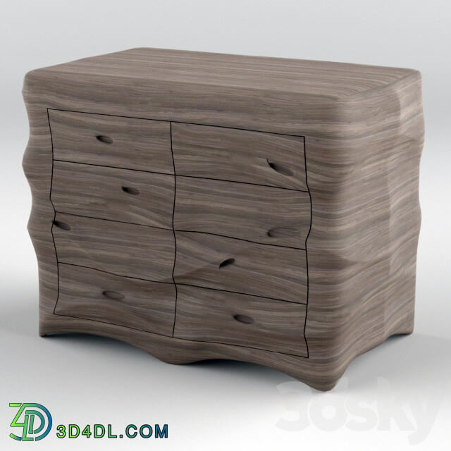 Sideboard _ Chest of drawer - wavy chest drawers