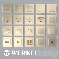 Miscellaneous - OM Sockets and Werkel switches _champagne_ 