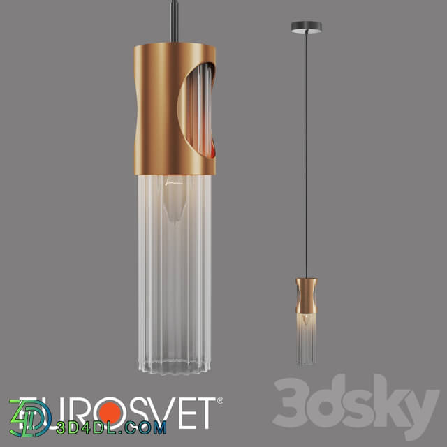 Chandelier - OM Pendant lamp with a glass ceiling Eurosvet 50087_1 Clip